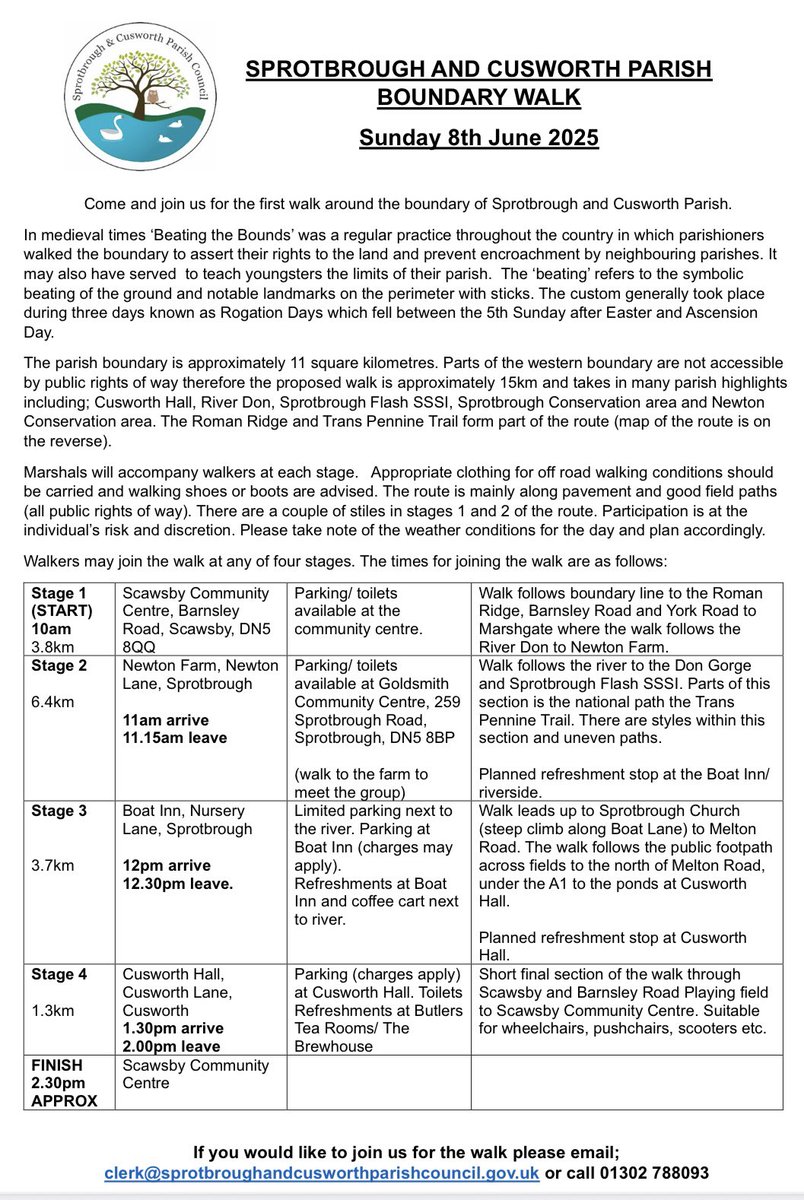 Sprotbrough & Cusworth Parish Council tweet media