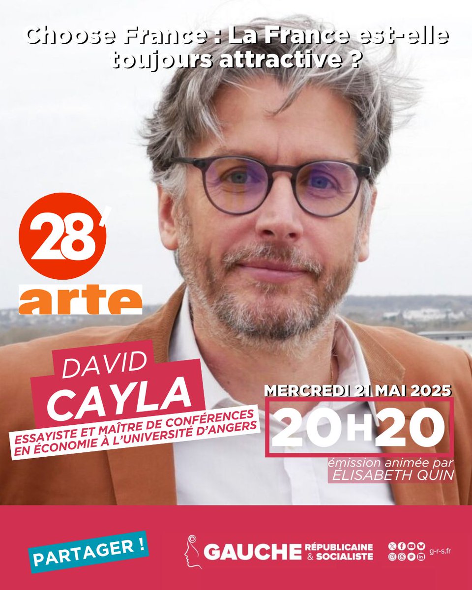 Gauche_RS's tweet image. 📺💸La France est-elle aussi attractive et performante que le sommet "Choose France" le laisse entendre ? @dav_cayla sera ce soir à 20h20 dans le @28minutes d'@ARTEfr.
#attractivité #production #souverainetéindustrielle #ChooseFrance #28minutes