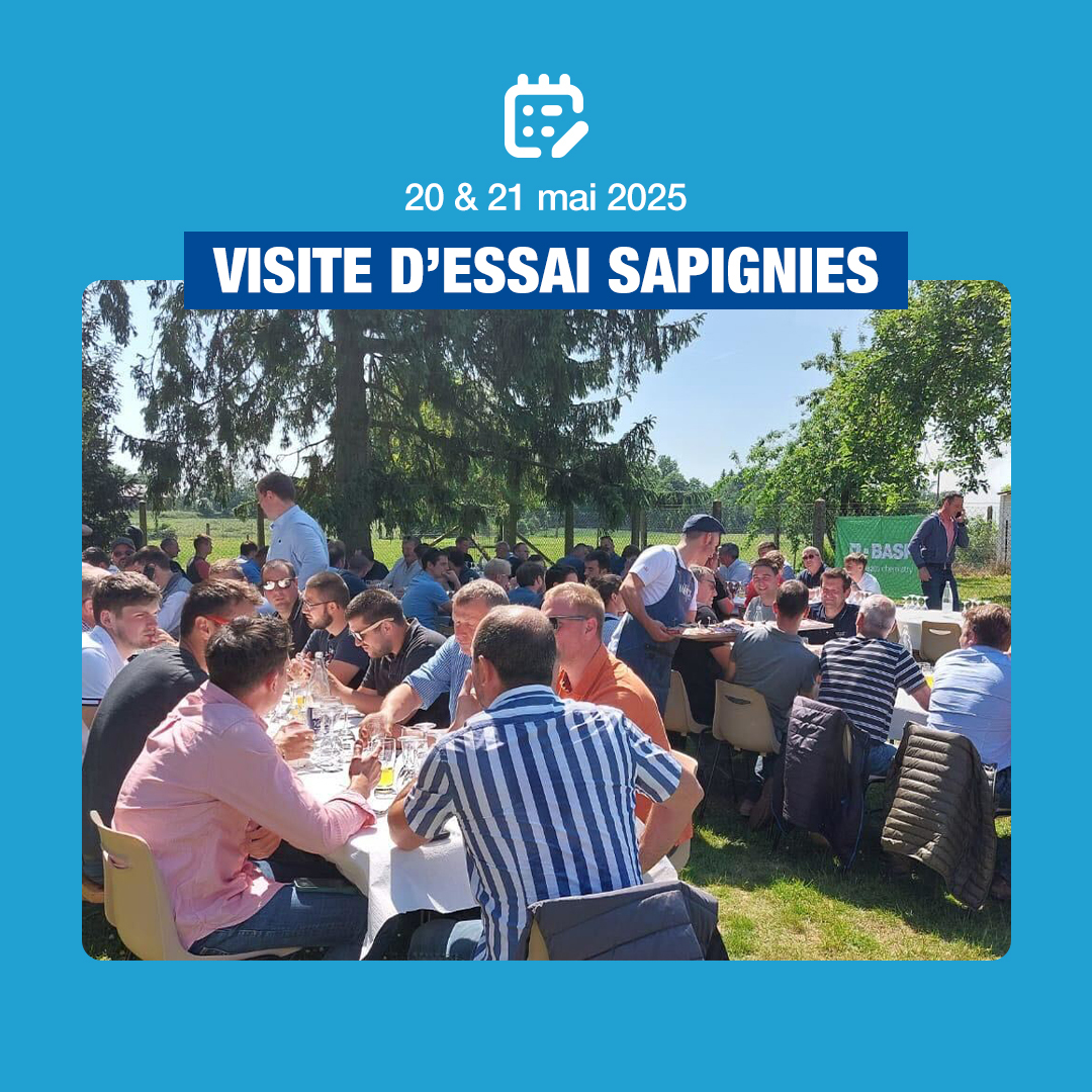 BASF_Agro_FR's tweet photo. [EN LIVE]

☀️ Sous le soleil du Nord, près de 200 personnes ont répondu présent les 20 & 21 mai à Sapignies pour découvrir de près l’innovation herbicide de BASF, conçue pour relever un défi de taille : lutter efficacement contre les graminées résistantes. 🌿

Deux journées riches en échanges sur le terrain, démonstrations techniques et retours d’expérience, pour mieux comprendre comment intégrer cette innovation dans les stratégies de désherbage actuelles.

Merci à toutes et à tous pour votre présence et votre engagement.👇

#WeAreBASF #BASF #Innovation #Agroecologie #Herbicide #Desherbage #Graminees