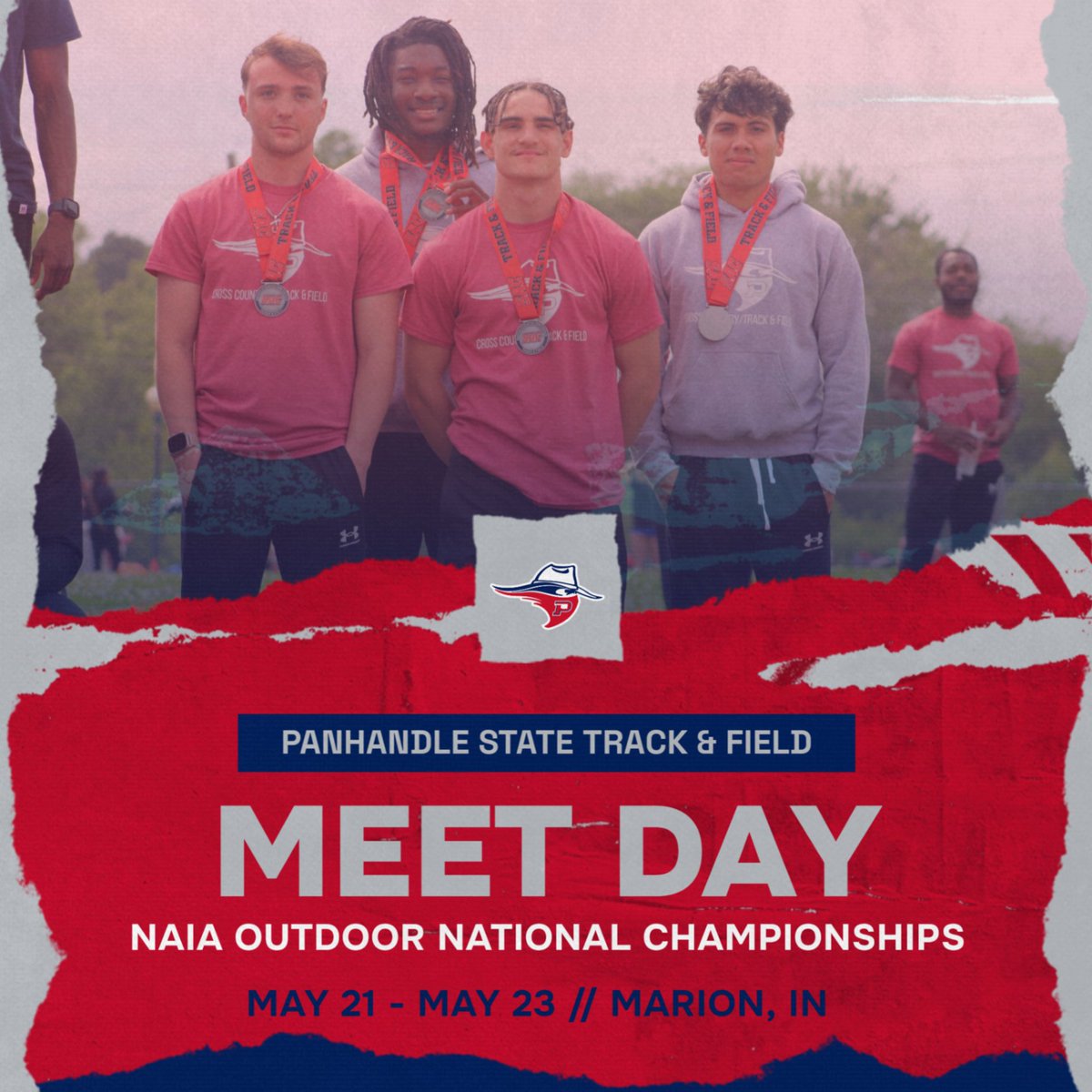 🏃🏻MEET DAY🏃🏼‍♀️
💥NAIA Outdoor National Championship
📅: May 21 - May 23
📍: Marion, IN
💻: shorturl.at/wrY4n
🎥: shorturl.at/w3Q9A