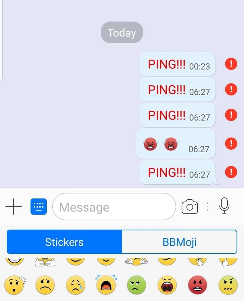 slimswaggs's tweet photo. Thank God the new age social chatting app removed the PING!! Feature if not some people for don use Pinging finish person battery…

🤣🤣🤣😂😂🤣🤣

#BBPing! #blackberry https://t.co/bKDov2ZJz6