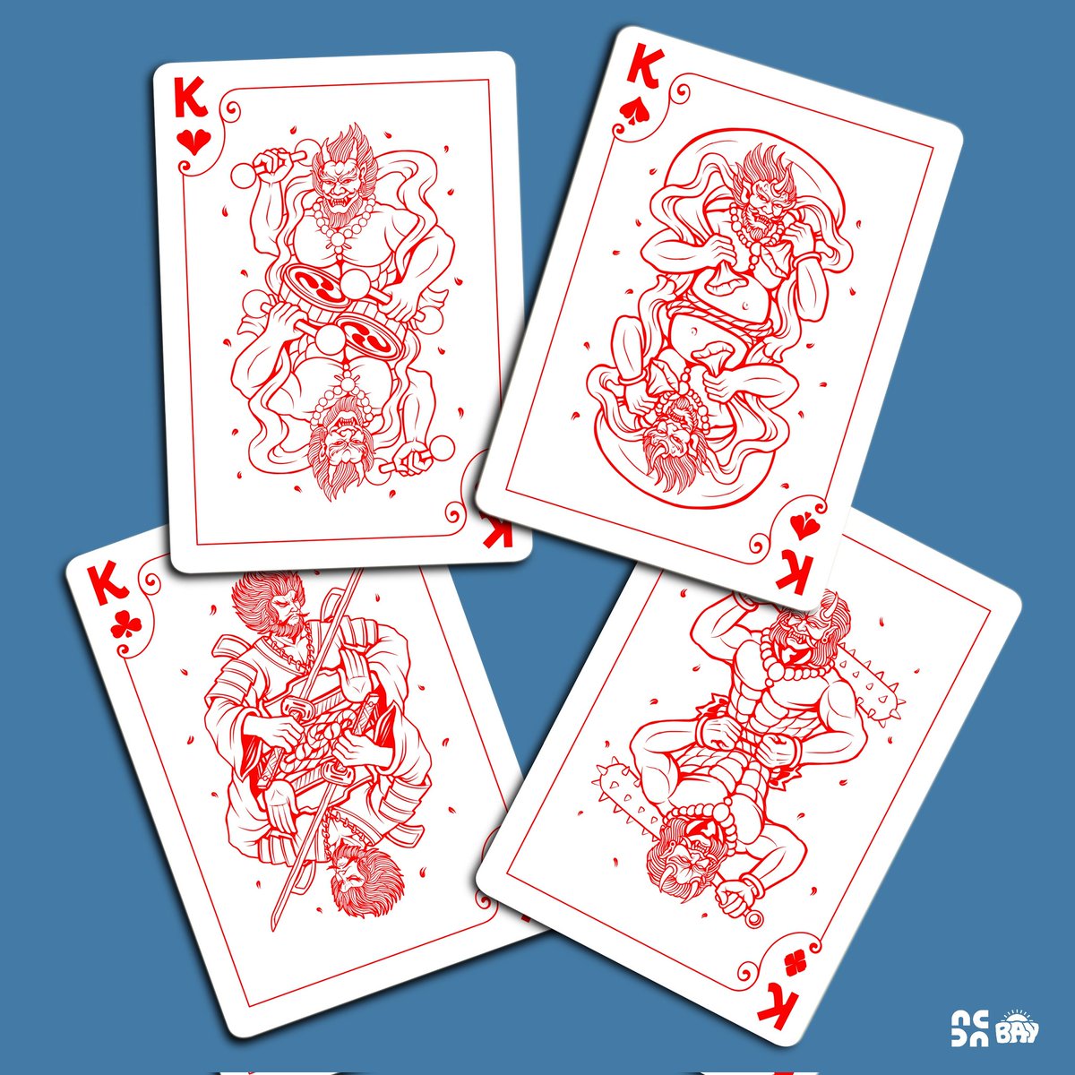 bay_illust's tweet photo. King sketch for playing card 🔥🔥
#artcosystem #bayillust #playingcards #boardgames #gameart #design #illustration #japanese #japaneseculture #japanesestyle #japaneseart #cardlove https://t.co/XeuPB8i4aJ