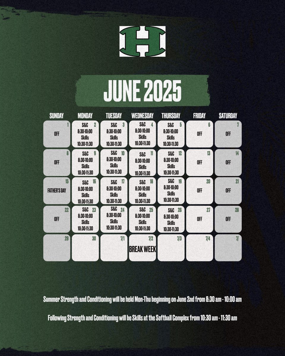 SCHEDULE ALERT 🚨 
Here is the month of June STING schedule!