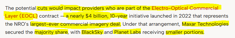 loco_dela_bolsa's tweet photo. $SATL @Satellogic @Maxar $PL @planet $BKSY @BlackSky_Inc - Budget Reduction
Ok, great news!
"Are you nuts? Good?"
Yes! Only cost effective suppliers would be able to service the needs of USA gov, like $SATL !!
https://t.co/ws7Y3l0JNu https://t.co/SiSSobK4Sk