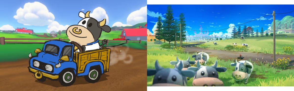 Mario Kart World 'Cow' concept art from Nintendo. 

They know what the people want to see.