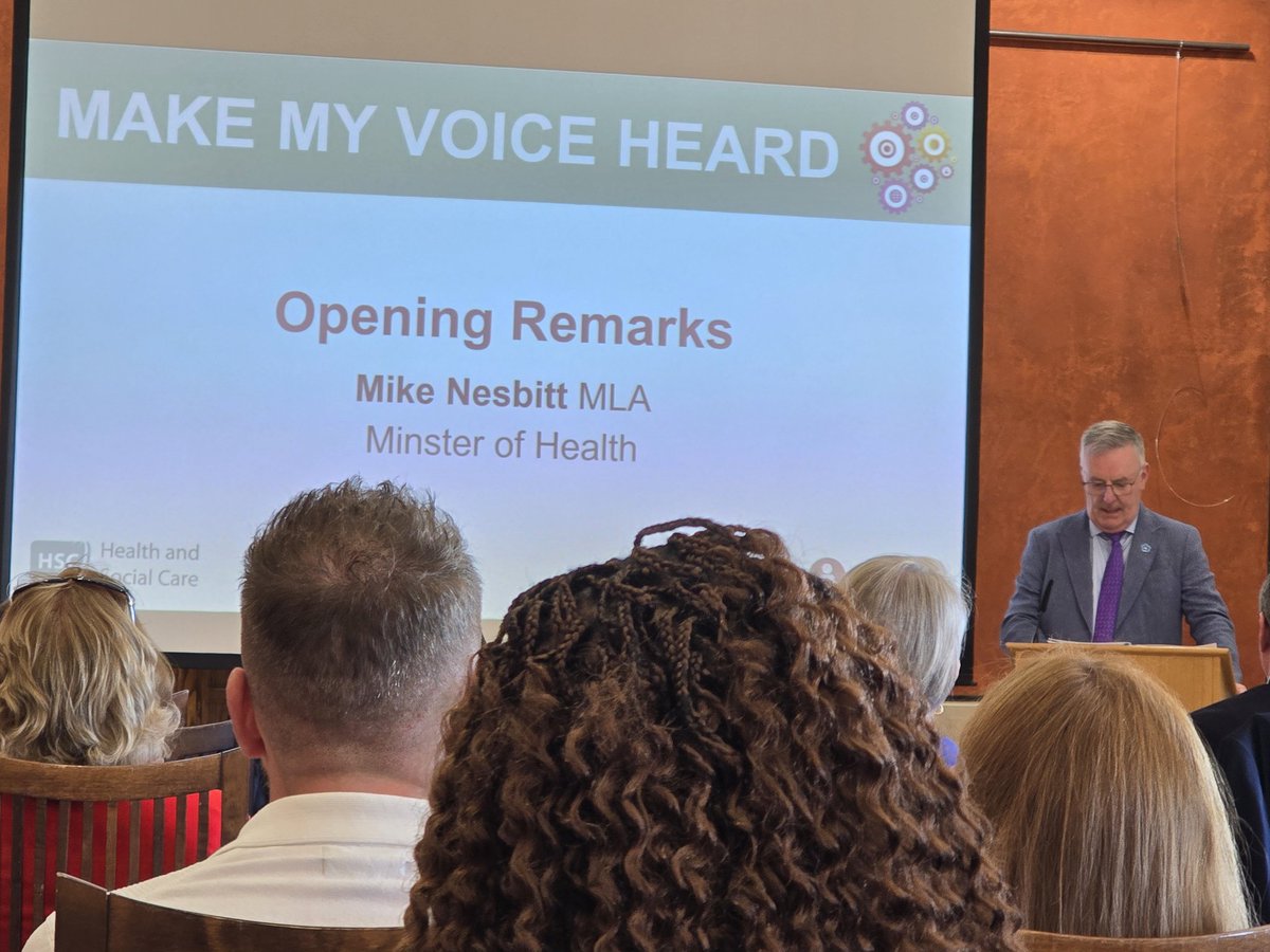 At the launch of 'Make My Voice Heard' report launch at Stormont Building, Belfast