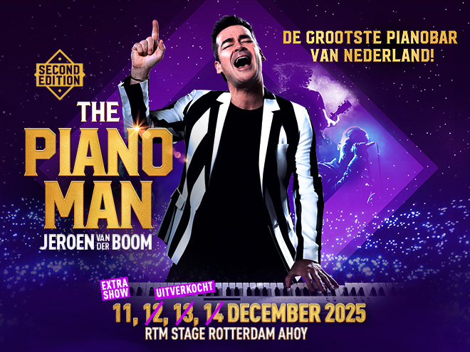 🎹 Extra concert The Pianoman op 11 december in Ahoy! Met o.a. Kate Ryan, Waylon &amp; Tino Martin. Wees er snel bij!
#ThePianoman #RotterdamAhoy #KateRyan #ExtraShow #LiveMuziek