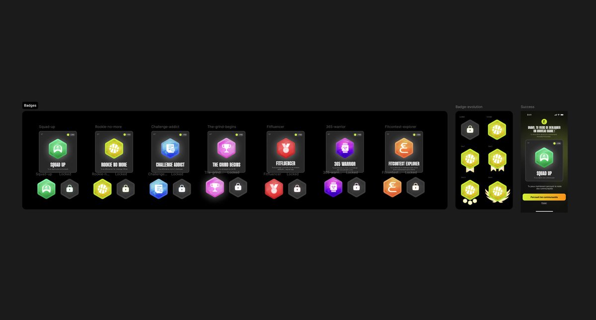 Mobile app badge system by <a href="/Larampe_std/">La rampe std</a>