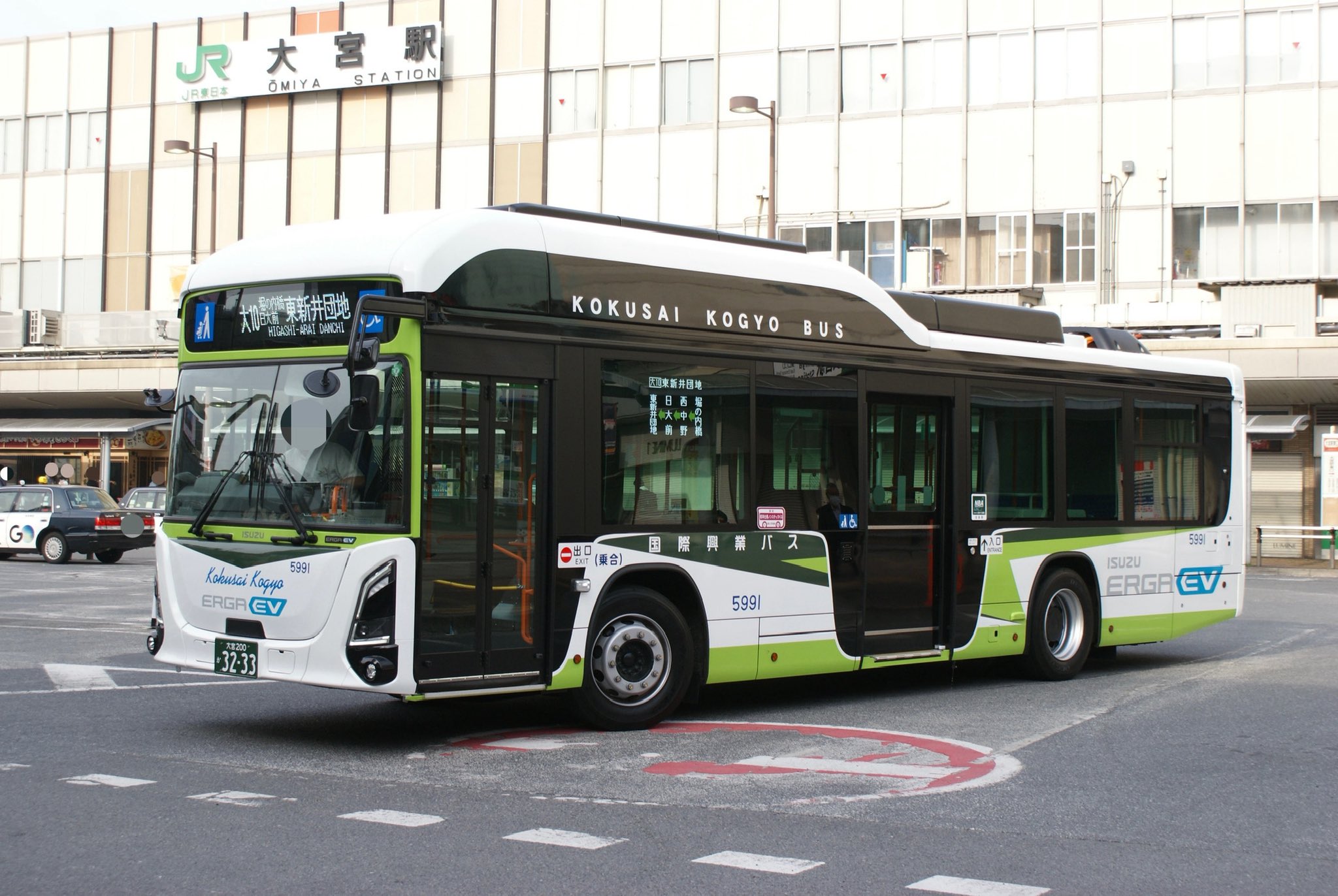さいたま国際バス 車内社名プレート さいたま国際興業バス 車内社名プレート