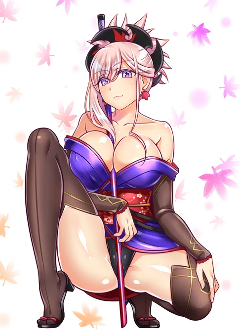 武蔵ちゃんが大活躍中なので以前に描いたものでも。#FGO 