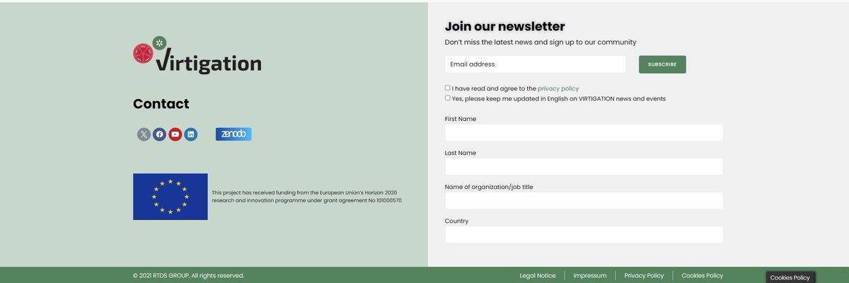 Next week, a new #VIRTIGATION newsletter will be published, to provide our latest updates on our events &amp; activities. Subscribe through our website and join our community on emerging #PlantViruses in #tomatoes &amp; #cucurbits: virtigation.eu #H2020 #EUFunded #PlantHealth