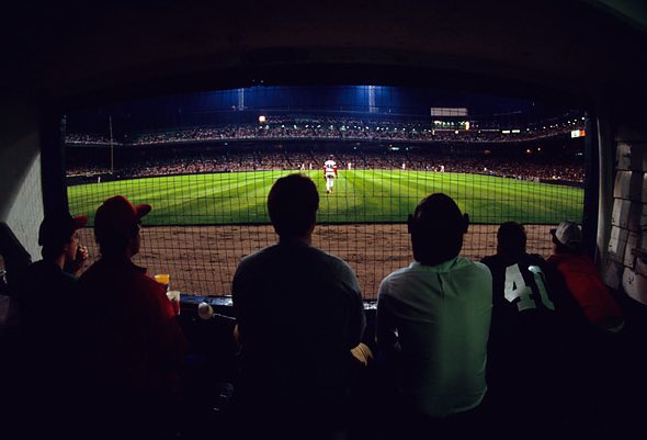 View from the Picnic Area at Comiskey Park. Photo credit Ron Vesely #ComiskeyMemories #Chicago