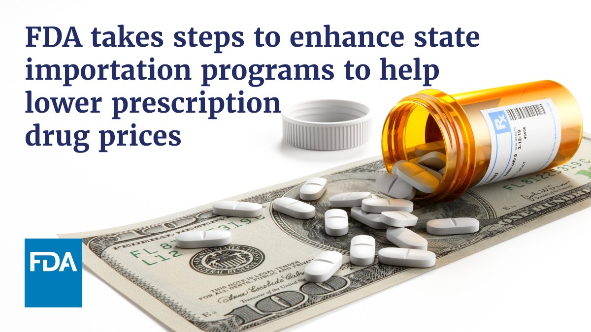 Today, the FDA is announcing enhancements to the pathway under section 804 of the Federal Food, Drug and Cosmetic Act that allows states and Indian tribes to import certain prescription drugs from Canada to significantly reduce the cost of these drugs to the American consumer,