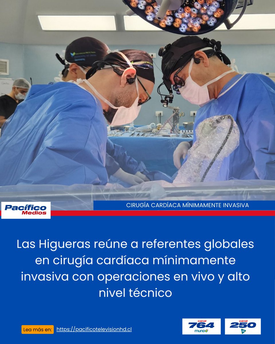 Cirugía cardíaca mínimamente invasiva avanza desde Talcahuano pacificotelevisionhd.cl/?p=24008