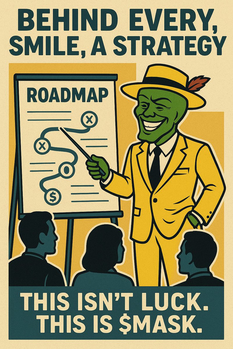 TheMaskCoinMASK's tweet photo. This isn’t luck. This is $MASK.

Every smile you see? It’s backed by a roadmap.

Transparent. Professional. Ready.

#MASKCoin #CryptoPlan #Solana

https://t.co/X3tfROeF9H https://t.co/CvAoQkRkil
