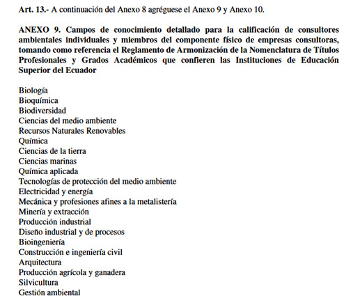 angelcuenca's tweet photo. @Ambiente_Ec es en serio? entiendo que existen carreras como biologia que comparten conocimientos con los ambientales, ahora un Ambiental que conoce y tiene experiencia como Planificador Minero, le permiten calificarse como Auditor Minero? Retroceso es lo que están consiguiendo https://t.co/CzktYEdo54