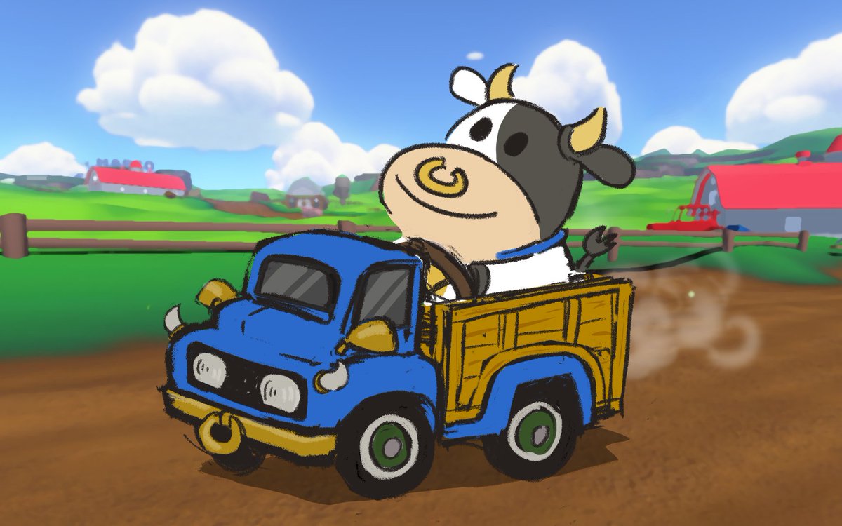 NintendoUK's tweet photo. "One of the designers came up with that silly sketch of Cow cruising along, and I thought to myself, "This is it!"."

Discover how #MarioKartWorld expands the series for a new generation in our Ask the Developer interview!

👉 https://t.co/da0XnjGZTB https://t.co/WskLdVCZvT