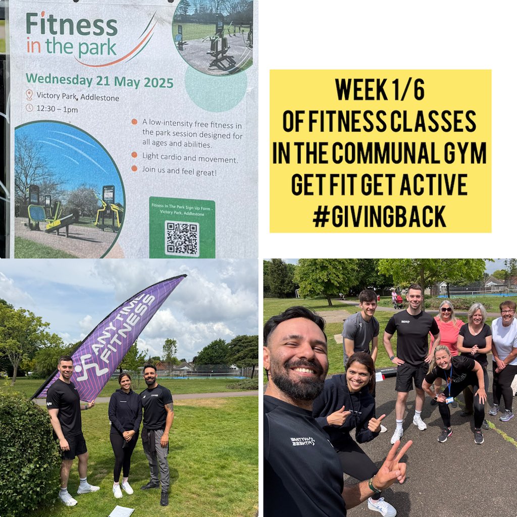 Sam Bhide (She/her) (@physiozensam) on Twitter photo Week 1/6 of #fitnessclassess for the #community organised by local GP <a href="/RunnymedeBC/">Runnymede Borough Council</a>
and <a href="/AnytimeFitness/">Anytime Fitness</a>
Loved the energy despite of the weather
#fitness #community #exerciseismedicine #getfitgetactive
#mindmatters #mentalhealth
#localgym
<a href="/thecsp/">Chartered Society of Physiotherapy (CSP)</a> Week 1/6 of #fitnessclassess for the #community organised by local GP <a href="/RunnymedeBC/">Runnymede Borough Council</a>
and <a href="/AnytimeFitness/">Anytime Fitness</a>
Loved the energy despite of the weather
#fitness #community #exerciseismedicine #getfitgetactive
#mindmatters #mentalhealth
#localgym
<a href="/thecsp/">Chartered Society of Physiotherapy (CSP)</a>