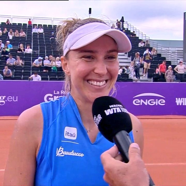 Se a Bia Haddad tá feliz, a gente tá MUITO FELIZ 🇧🇷🏅🎾