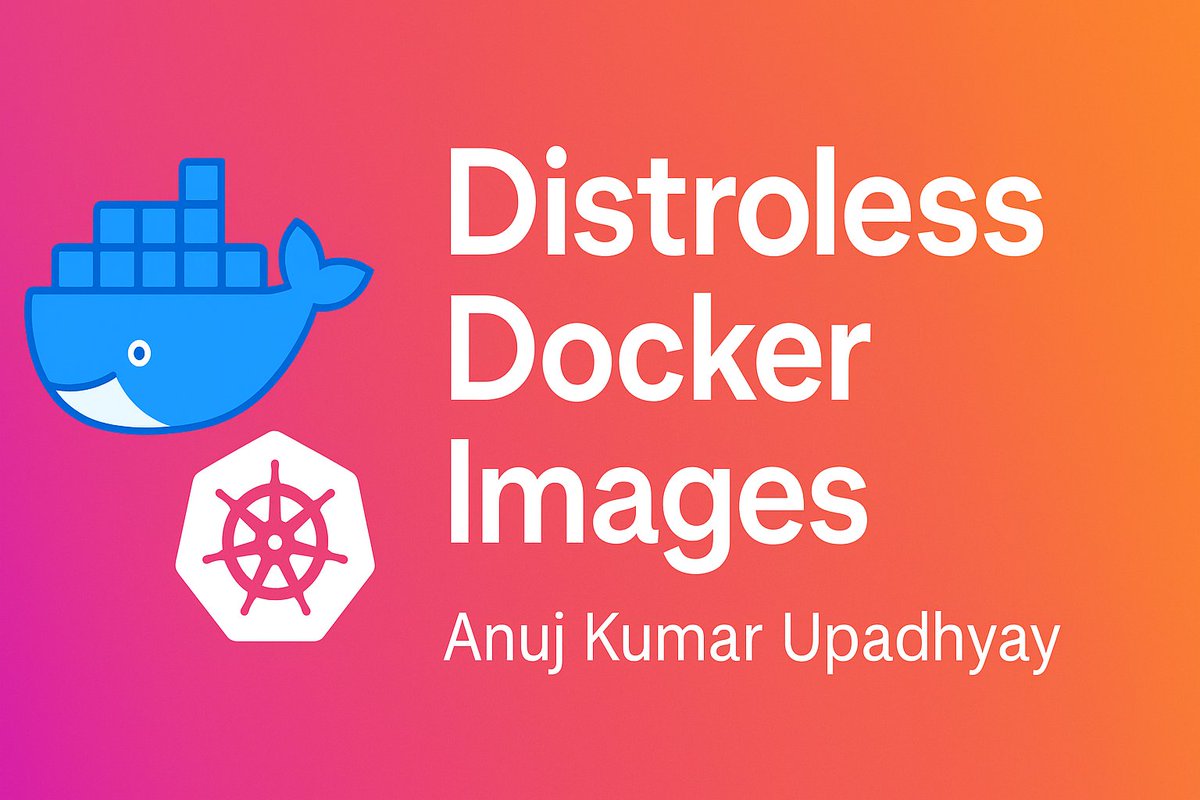 anuj123upadhyay's tweet image. Distroless Docker images are a game-changer — lighter, faster &amp;amp; more secure. 🚀

If you&apos;re still using bloated base images , it&apos;s time to upgrade 💡

Wrote a dev-friendly blog about it 👇
[anuj1.hashnode.dev/distroless-doc…]

#Docker #Distroless #DevOps #Containers #Python #CleanCode