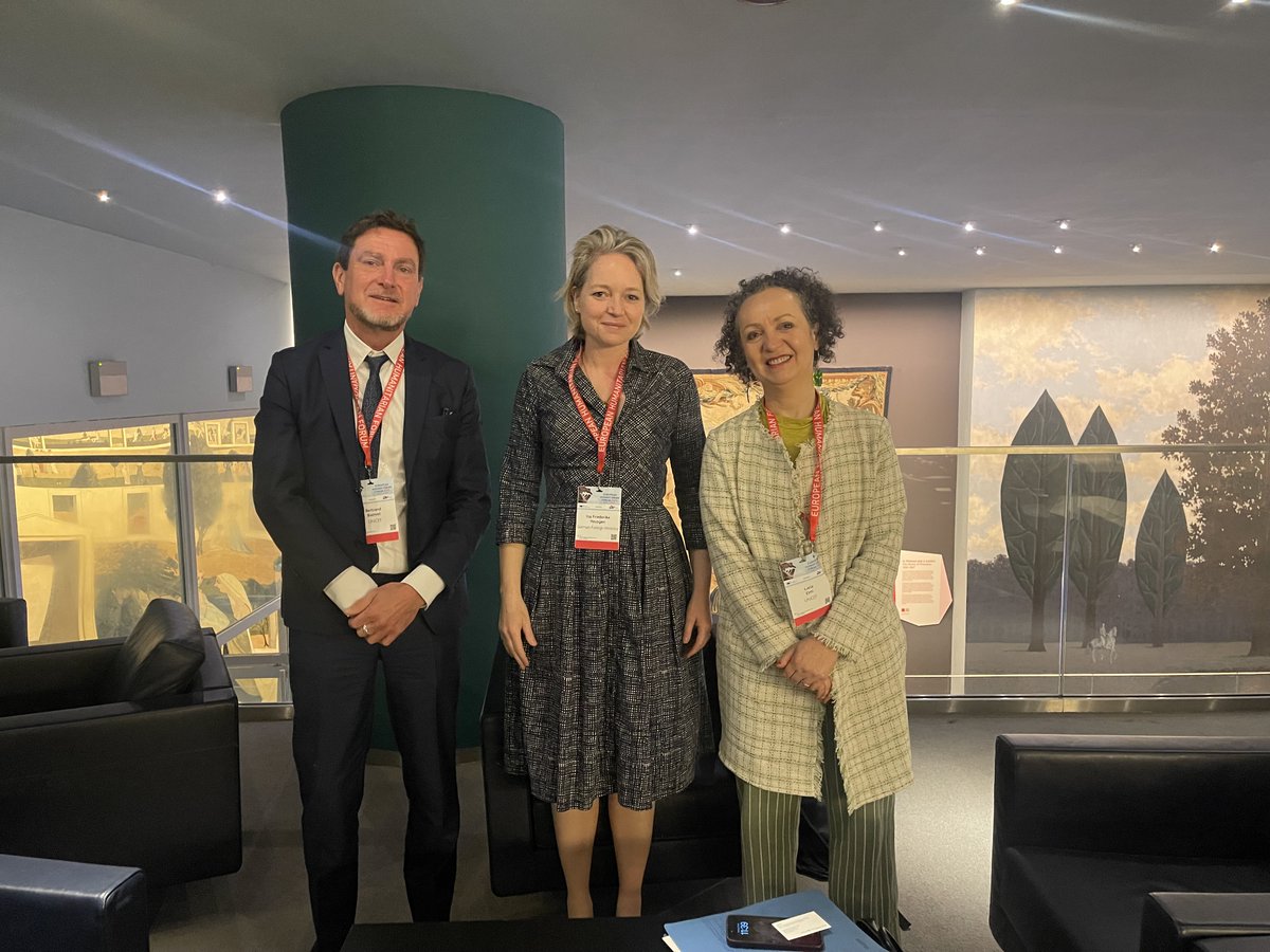 UNICEF Representation to EU Institutions (@unicef_eu) on Twitter photo Meaningful exchange between <a href="/LelmiU/">Lucia Elmi</a> and Ina Heusgen at #EHF2025.
We're grateful for Germany's principled support to reach children in the most complex crises. Discussions covered the dire situation in Gaza and joint efforts to protect women and girls in the Horn of Africa. Meaningful exchange between <a href="/LelmiU/">Lucia Elmi</a> and Ina Heusgen at #EHF2025.
We're grateful for Germany's principled support to reach children in the most complex crises. Discussions covered the dire situation in Gaza and joint efforts to protect women and girls in the Horn of Africa.