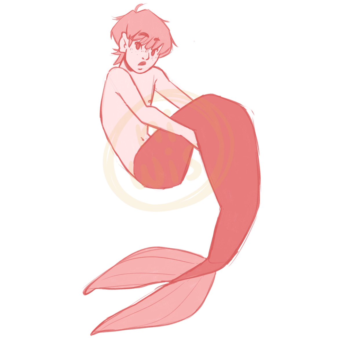 Jimin mermay x Jungkook fisherman AU maybe? 🤔 🎣#jikookfanart #kookminfanart