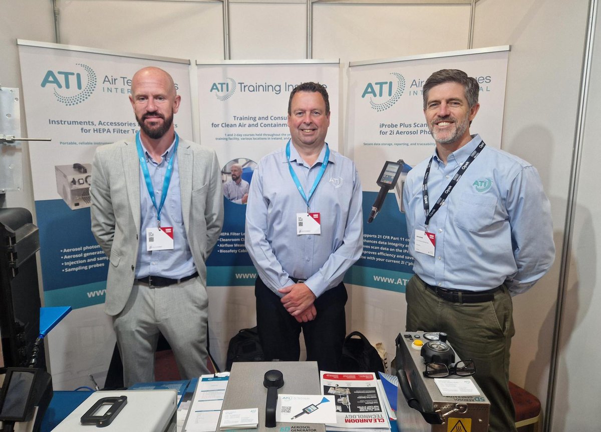 Day 1 is in the books, but there’s still time to connect at the Cleanroom Technology Conference in Birmingham, UK. Visit us at Stand A1 to chat with the team (John Turnbull, Chris Chowings, Ron Adkins, and Rory McLellan).

ow.ly/SO2U50Rxjg6
