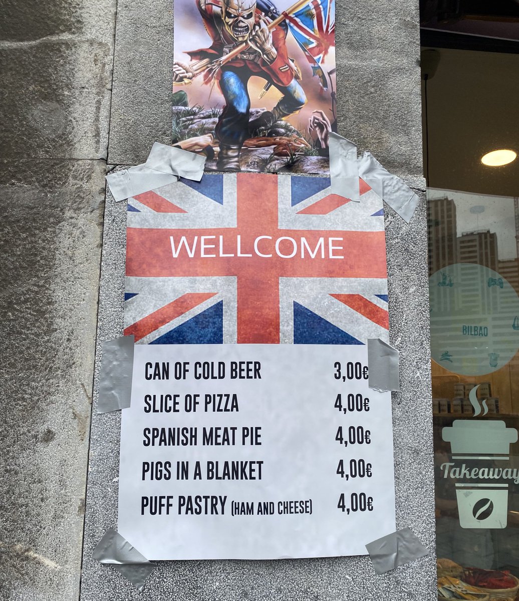 Hello from Bilbao - making fans welcome ahead of tonight’s final!