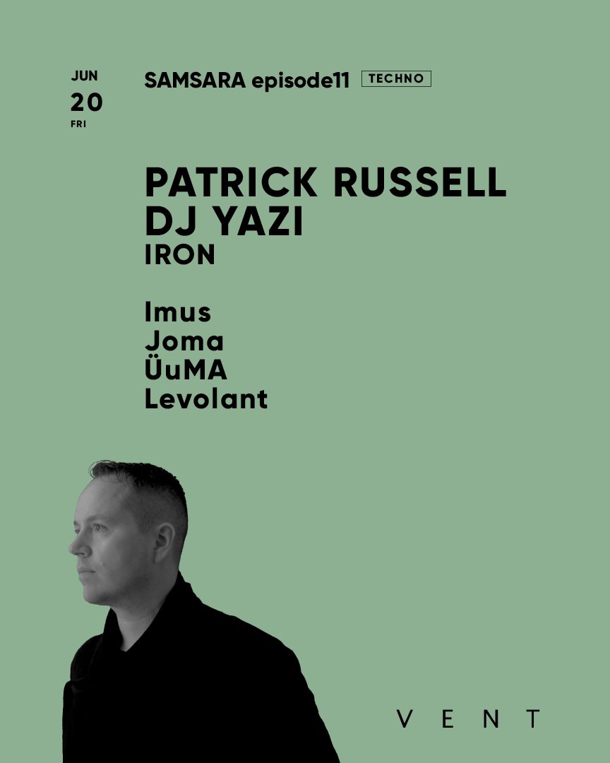 【NYアングラ・テクノの重要人物、Patrick Russell】

t.livepocket.jp/e/vent_20250620

LabyrinthからBerghainまで、唯一無二のセンスと、とどまることのない進化で、コアなテクノ・ファンから絶大の信頼を集めるアクトがロングセットで登場。