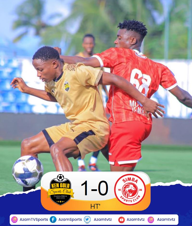 azamtvtz's tweet photo. MAPUMZIKO | #NBCYouthLeague 

HT’: KenGold 1-0 Simba SC

Iko LIVE #AzamSports1HD

#NBCU20YouthLeague #NBCYouthLeagueFinals #LigiKuuYaVijanaU20 #U20PL #NBCYL #NBCYouthLeague #KenGoldU20 #SimbaU20 #KenGoldSimbaU20 https://t.co/xpruWdiGAV
