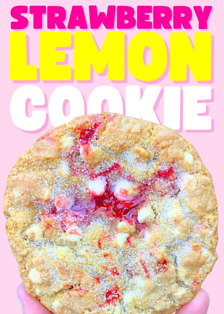 🍓🍋 Just tried the ultimate summer cookie: Strawberry Lemon 🍪 — soft, zesty, and bursting with real berry goodness.
Sweet meets tangy in every bite.
If sunshine had a flavor, this would be it. 🌞✨
#BakingJoy #CookieCravings #StrawberryLemon