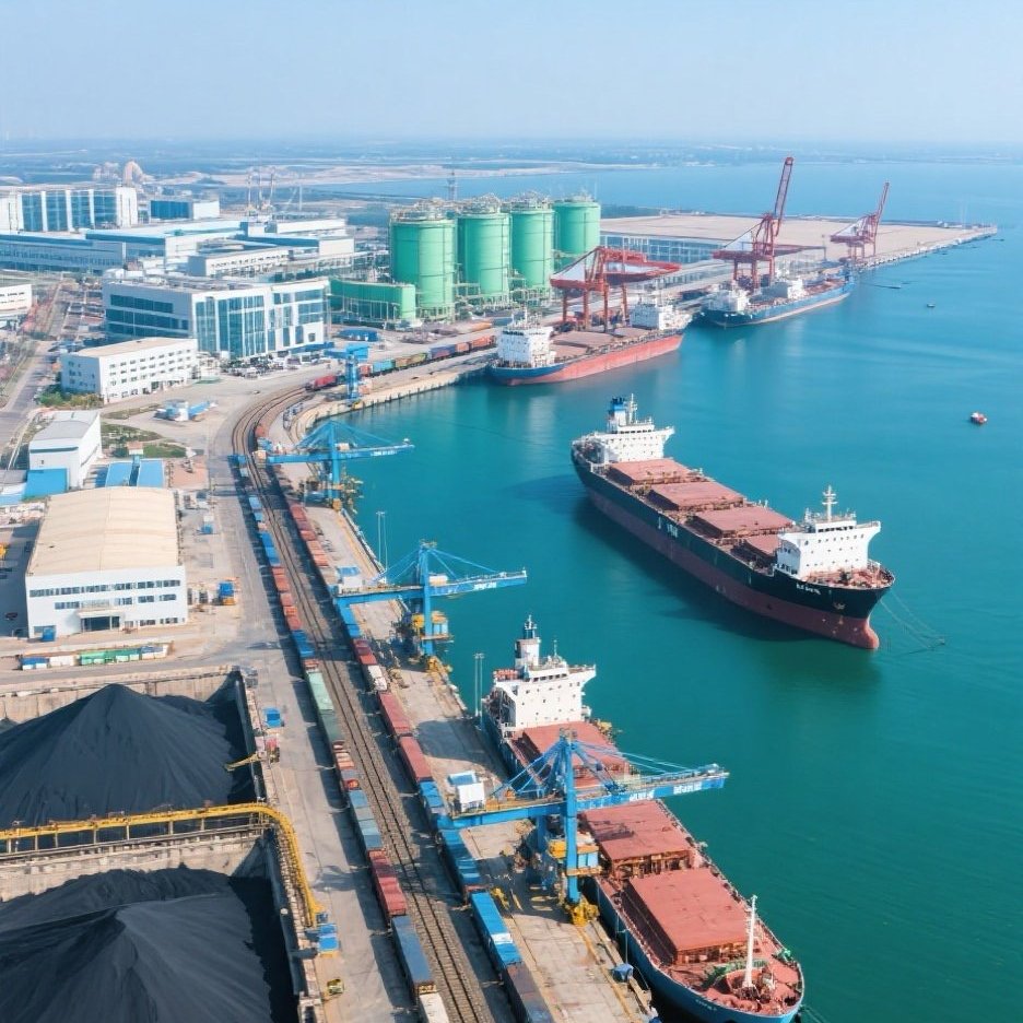 Today, let us witness how Cangzhou has made a remarkable transformation—from thriving along the river to striving for strength by the sea—through Huanghua Port. As one of China’s major coastal ports, Huanghua Port achieved a stunning cargo throughput of 355 million tons in 2024,