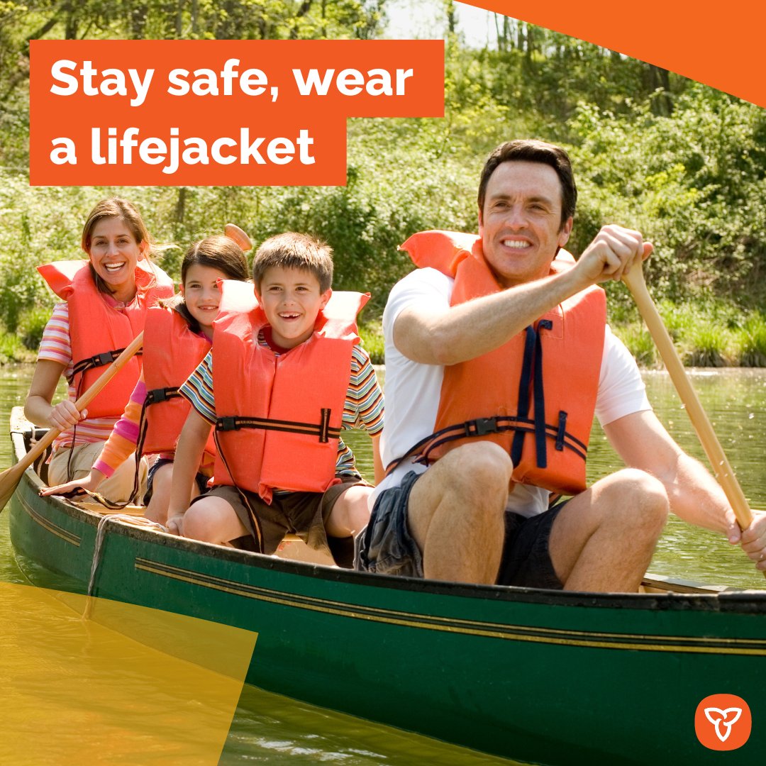 ONsafety's tweet image. Not using a personal flotation device (PFD) or lifejacket is one of the leading causes of boating fatalities each year. 

Protect yourself and your loved ones. Make sure everyone wears one!

Learn more: opp.ca/index.php?lng=…

#SafeBoatingWeek