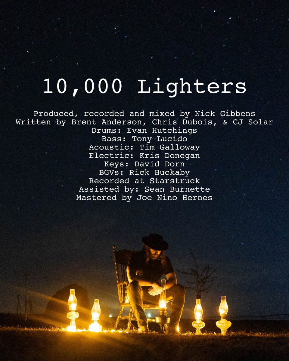Thanks to everyone who helped bring my new single to life! Couldn’t have done it without these guys 🤘🏻
