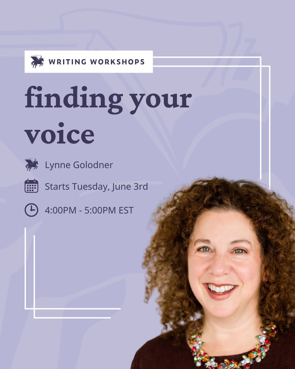 YourPeople's tweet photo. One of my favorite classes to teach is back in June--Join me for FINDING YOUR VOICE, through https://t.co/k1FUzJbmrI!

This 4-week class is so transformative...a gateway to taking yourself seriously as a writer.

Register: https://t.co/xPHV4lVyFK
@WritingWorkshps https://t.co/X3W4dr1UeT