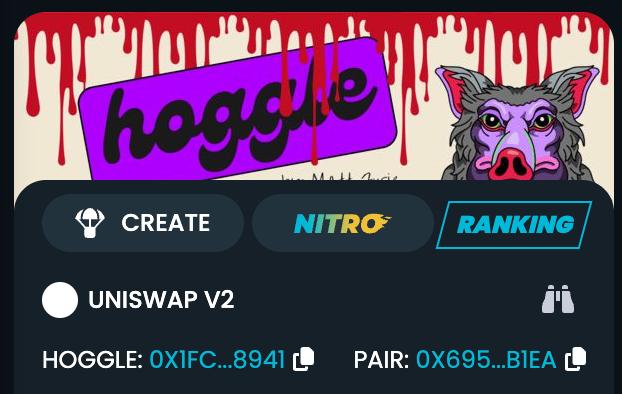 hoggleoneth's tweet photo. Dextools Update โ
https://t.co/SxUZnrAd5c
#HOGGLE https://t.co/ZTkTl65gFK