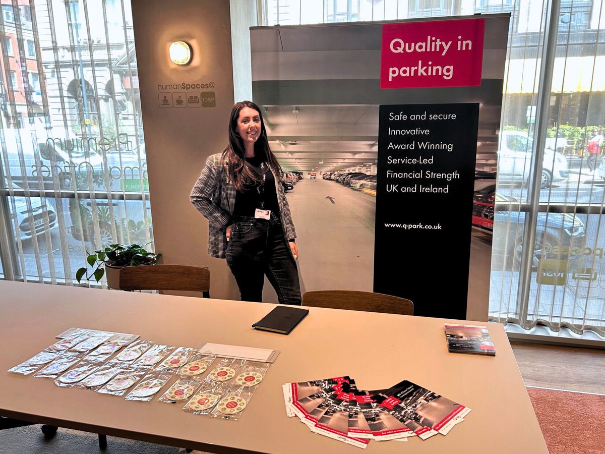 Q-Park has recently partnered up with humanSpaces, a new coworking space in Leeds City Centre to provide their tenants with parking through our Employee Parking Platform. Lauren attended the Partner's Pop Up event to talk about the new platform and meet the new tenants 🤗