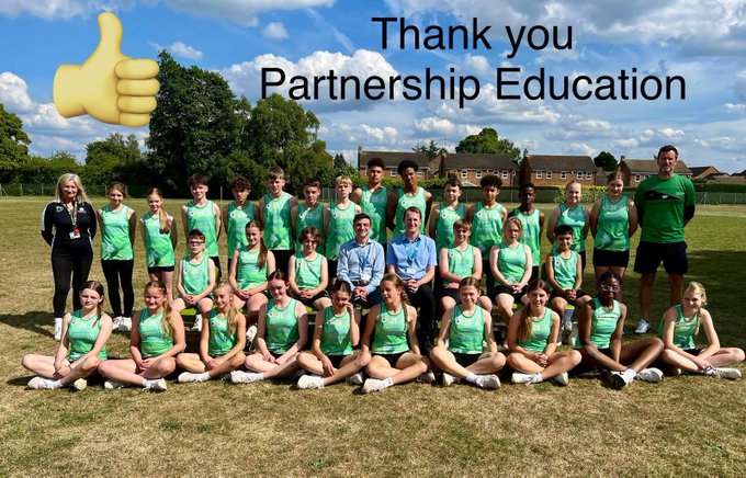 Parkfields School (@parkfieldsnews) on Twitter photo Huge thanks to <a href="/PEL_ICT/">Partnership Education</a> for their generous sponsorship of our athletics team vests. Thanks to these we won yesterday’s triangular event against <a href="/PixBrookA/">Pix Brook Academy</a> and <a href="/arnold_academy/">Arnold Academy</a>! #ProudToBeAtParkfields Huge thanks to <a href="/PEL_ICT/">Partnership Education</a> for their generous sponsorship of our athletics team vests. Thanks to these we won yesterday’s triangular event against <a href="/PixBrookA/">Pix Brook Academy</a> and <a href="/arnold_academy/">Arnold Academy</a>! #ProudToBeAtParkfields