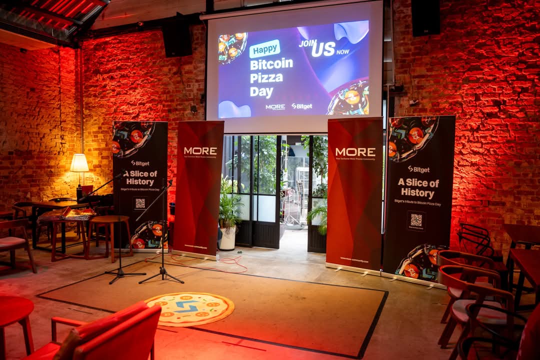 morecomofficial's tweet image. Bitcoin Pizza Day was a blast!🔥 🔥 🔥 

⭕ Tonight, we kept the 15-year-old Bitcoin legend alive and kicked off another wild celebration!🍕 🍕 

#BitcoinPizzaDay #Bitgetglobal #bitgetmalaysia #morecommunity #Web3Malaysia #CryptoParty #Bitget #BlockchainCelebration #penang