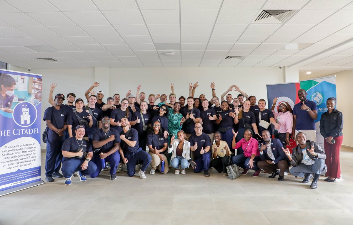 Amref International University (AMIU) (@amrefuniversity) on Twitter photo AMIU hosted <a href="/Citadel1842/">The Citadel</a> The Citadel - The Military College of South Carolina, at AMIU. Their visit during the ongoing <a href="/UCESCO_Africa/">UCESCO Africa</a> Medical Camp celebrates global partnerships and AMIU’s role in advancing health education across borders.
#AMIU4PHC #TheCitadel #UCESCO AMIU hosted <a href="/Citadel1842/">The Citadel</a> The Citadel - The Military College of South Carolina, at AMIU. Their visit during the ongoing <a href="/UCESCO_Africa/">UCESCO Africa</a> Medical Camp celebrates global partnerships and AMIU’s role in advancing health education across borders.
#AMIU4PHC #TheCitadel #UCESCO