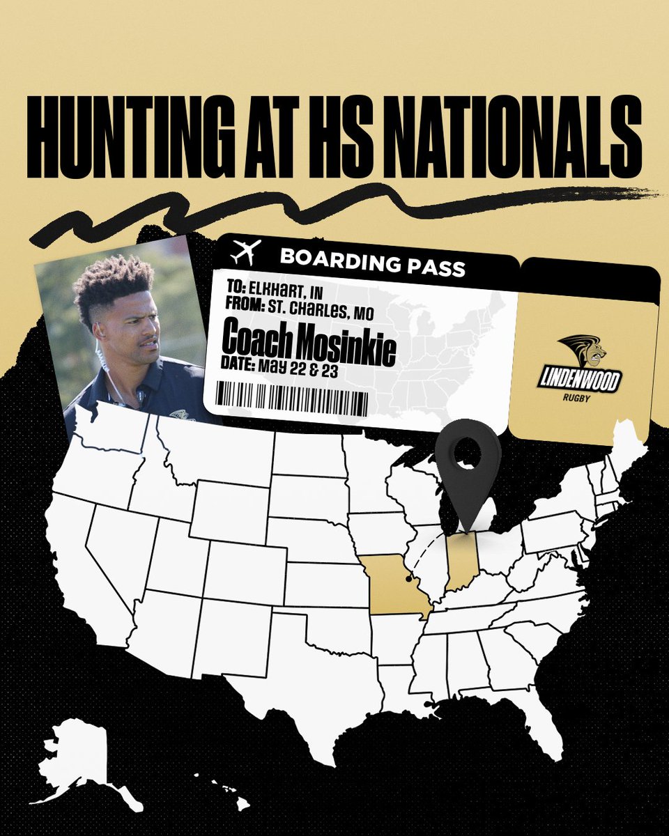 LURugby's tweet photo. Coach Wayden Mosinkie is hitting Elkhart May 22–23 for High School Nationals 👀🏉
Big talent. Bigger dreams. Let’s see who’s ready.
#RugbyRecruiting #HSNationals #ElkhartIN #NextGenRugby https://t.co/xuwaCsb3Mi