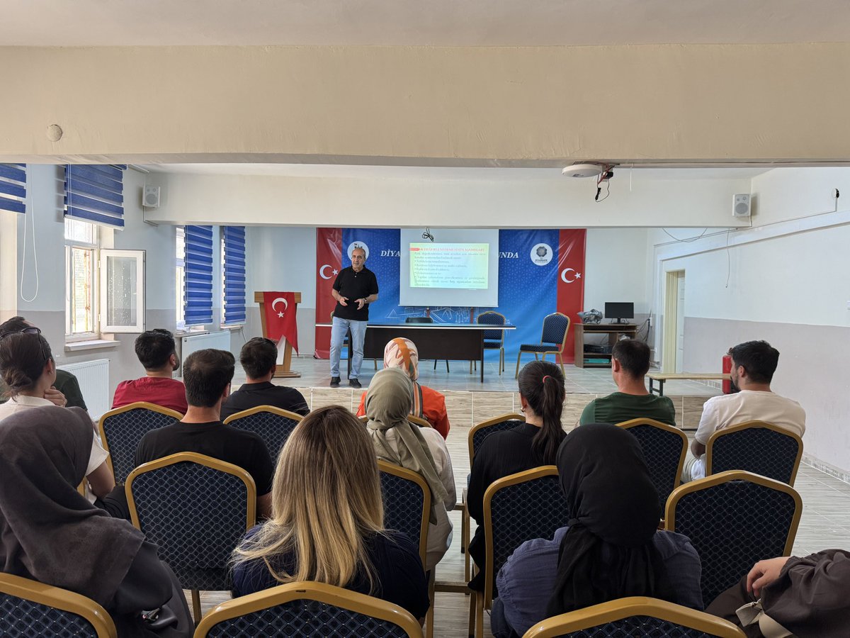 Müdürlüğümüze bağlı okullarda görev yapan öğretmenlerimize 20-21 Mayıs 2025 tarihlerinde Risk Değerlendirme Eğitimi Semineri verildi.
<a href="/tcmeb/">Millî Eğitim Bakanlığı</a> @Yusuf_Tekin <a href="/meb_dhgm/">Destek Hizmetleri Genel Müdürlüğü</a> <a href="/mebisgb/">İşyeri Sağlık ve Güvenlik Birimi Daire Başkanlığı</a> <a href="/ozkan_meb/">Özkan AVCI</a> <a href="/Murat4Kucukali/">Murat Küçükali</a> 
<a href="/berhuni47/">Hasan BERHUNİ 🇹🇷</a>
<a href="/MustafaKndrn21/">Mustafa Kandıran</a> <a href="/IsgDiyarbakir/">Diyarbakır İl MEM İşyeri Sağlık ve Güvenlik Birimi</a>
<a href="/HaniKaymakamlik/">T.C. Hani Kaymakamlığı</a>
<a href="/KurkcuMevlana/">Mevlana KÜRKCÜ</a>