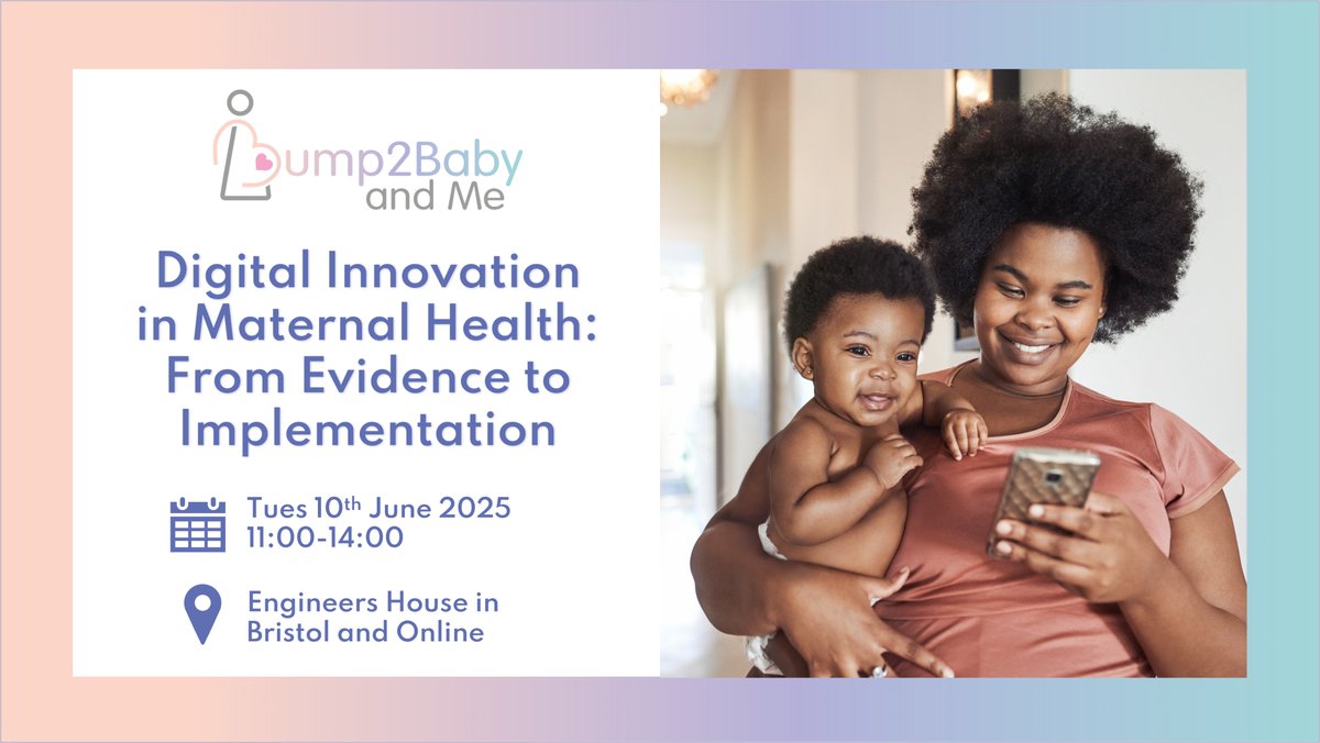 Bump2BabyandMe Project (@bump2babyandme) on Twitter photo ❓ Are you working in maternal health?
❓ Are you interested in gestational diabetes prevention?
❓ Would you like to know the results of our clinical trial?
Register for our event 👉tinyurl.com/4dmj3p42
<a href="/BurdenChristy/">Christy</a> <a href="/OReillySharleen/">A/Prof Sharleen O’Reilly</a> <a href="/ProfFMcAuliffe/">Fionnuala McAuliffe NMH & UCD</a>
#maternalhealth ❓ Are you working in maternal health?
❓ Are you interested in gestational diabetes prevention?
❓ Would you like to know the results of our clinical trial?
Register for our event 👉tinyurl.com/4dmj3p42
<a href="/BurdenChristy/">Christy</a> <a href="/OReillySharleen/">A/Prof Sharleen O’Reilly</a> <a href="/ProfFMcAuliffe/">Fionnuala McAuliffe NMH & UCD</a>
#maternalhealth