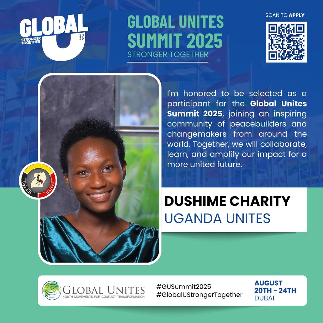 CHARITY DUSHIME (@cdushime1687) on Twitter photo I'm honored to be selected as a participant for the #GUsummit2025, representing my country,joining an inspiring community of peacebuilders. Together, we will collaborate, learn, and amplify our impact for a more united future.
<a href="/GlobalUnites/">Global Unites</a>
#GUsummit2025
#GlobalUStrongerTogether I'm honored to be selected as a participant for the #GUsummit2025, representing my country,joining an inspiring community of peacebuilders. Together, we will collaborate, learn, and amplify our impact for a more united future.
<a href="/GlobalUnites/">Global Unites</a>
#GUsummit2025
#GlobalUStrongerTogether