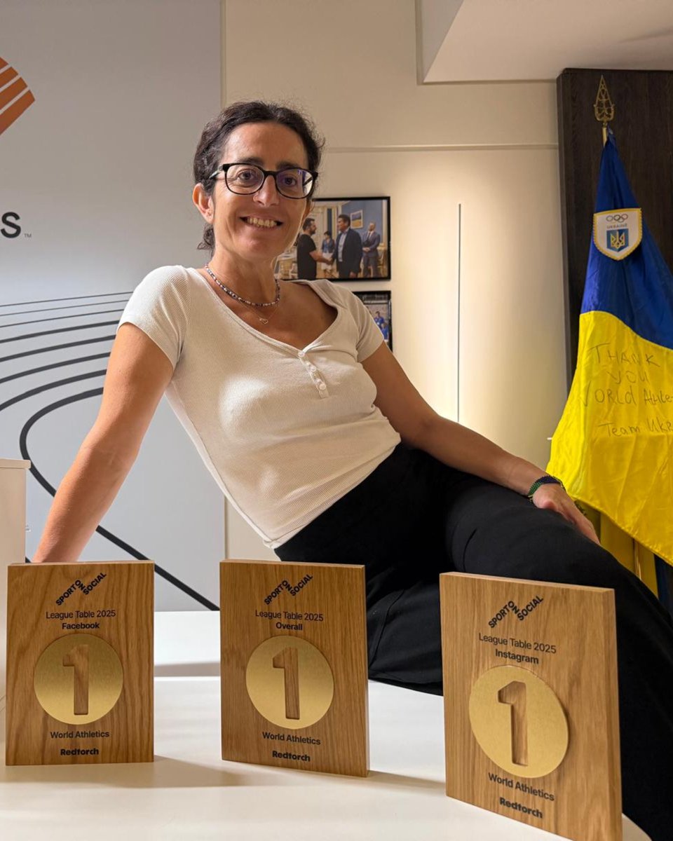 Redtorch (@redtorchltd) on Twitter photo π₯Laura Arcoleo celebrates as <a href="/WorldAthletics/">World Athletics</a> hit No.1 overall in the SportOnSocial IFs 2025 Report.
Top IF on Instagram and Facebook.
A huge year for the team.
#SportOnSocial #WorldAthletics π₯Laura Arcoleo celebrates as <a href="/WorldAthletics/">World Athletics</a> hit No.1 overall in the SportOnSocial IFs 2025 Report.
Top IF on Instagram and Facebook.
A huge year for the team.
#SportOnSocial #WorldAthletics
