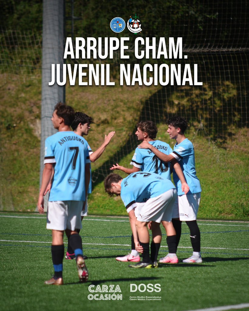 📌 𝐇𝐎𝐑𝐀𝐑𝐈𝐎 𝐂𝐎𝐍𝐅𝐈𝐑𝐌𝐀𝐃𝐎

👉 Primera eliminatoria de la Copa Vasca Juvenil. 

𝗨𝗡𝗜𝗖𝗢 𝗣𝗔𝗥𝗧𝗜𝗗𝗢
Arrupe Chaminade 🆚 Juvenil B
📅 Sábado 24 de mayo | 17h
📍 Félix Garin
