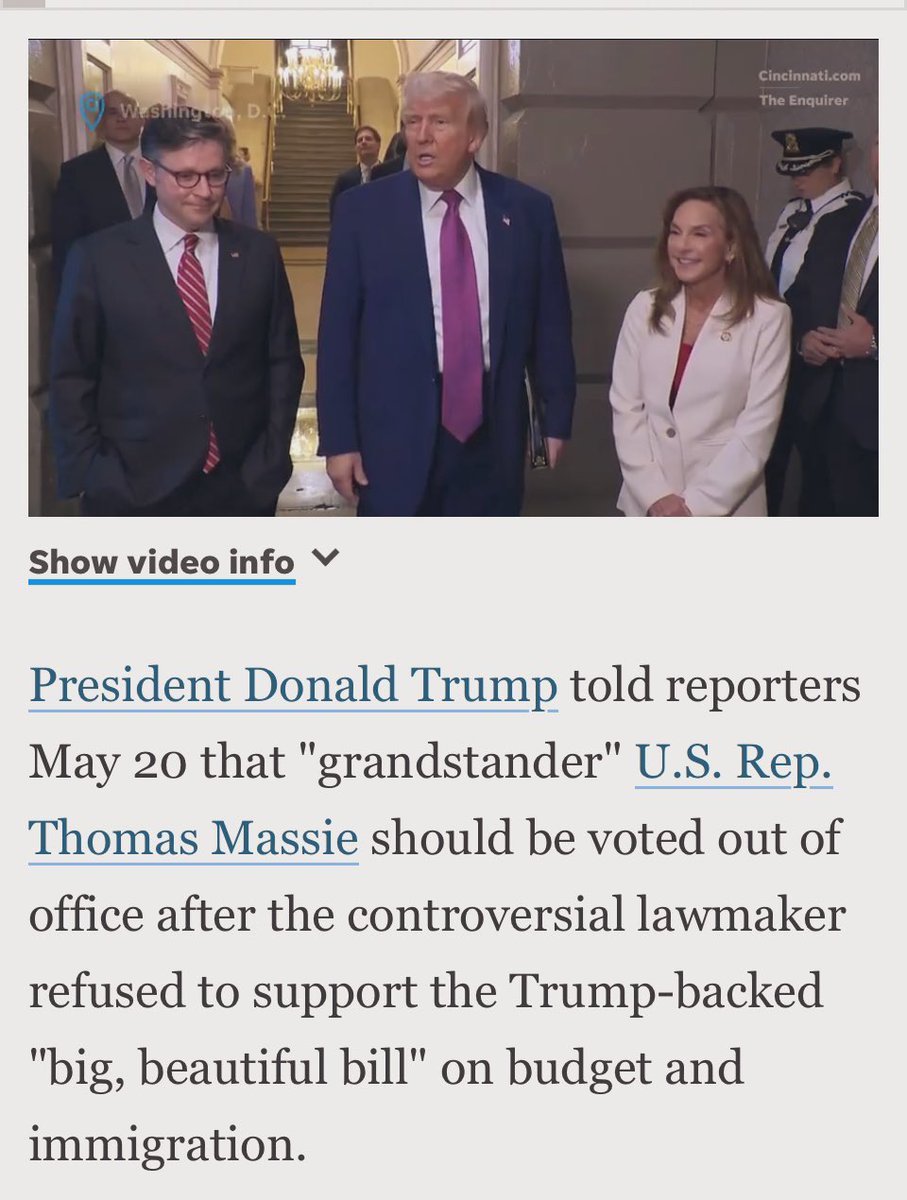 MassieforKY's tweet image. Thank you for donating $23,300 in 24 hours! Hundreds of you responded almost instantly with financial support for my reelection.
Speaking truth to power has gotten me in hot water here in the swamp. If you didn’t get a chance yet, please chip in at secure.thomasmassie.com/donate