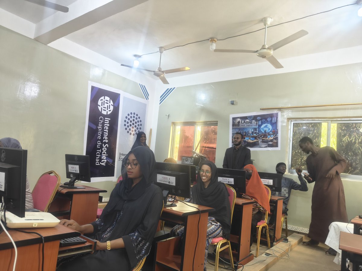 ISOC-TCHAD (@isocchad) on Twitter photo Nous lançons officiellement #LabNetTchad !
Un projet d’@ISOC_Tchad financé par l’<a href="/ISOC_Foundation/">Internet Society Foundation</a> pour former, innover et promouvoir un Internet ouvert au Tchad.
Un espace pour renforcer les compétences numériques et créer des solutions locales.
<a href="/internetsociety/">Internet Society</a> <a href="/ISOC_Foundation/">Internet Society Foundation</a> Nous lançons officiellement #LabNetTchad !
Un projet d’@ISOC_Tchad financé par l’<a href="/ISOC_Foundation/">Internet Society Foundation</a> pour former, innover et promouvoir un Internet ouvert au Tchad.
Un espace pour renforcer les compétences numériques et créer des solutions locales.
<a href="/internetsociety/">Internet Society</a> <a href="/ISOC_Foundation/">Internet Society Foundation</a>