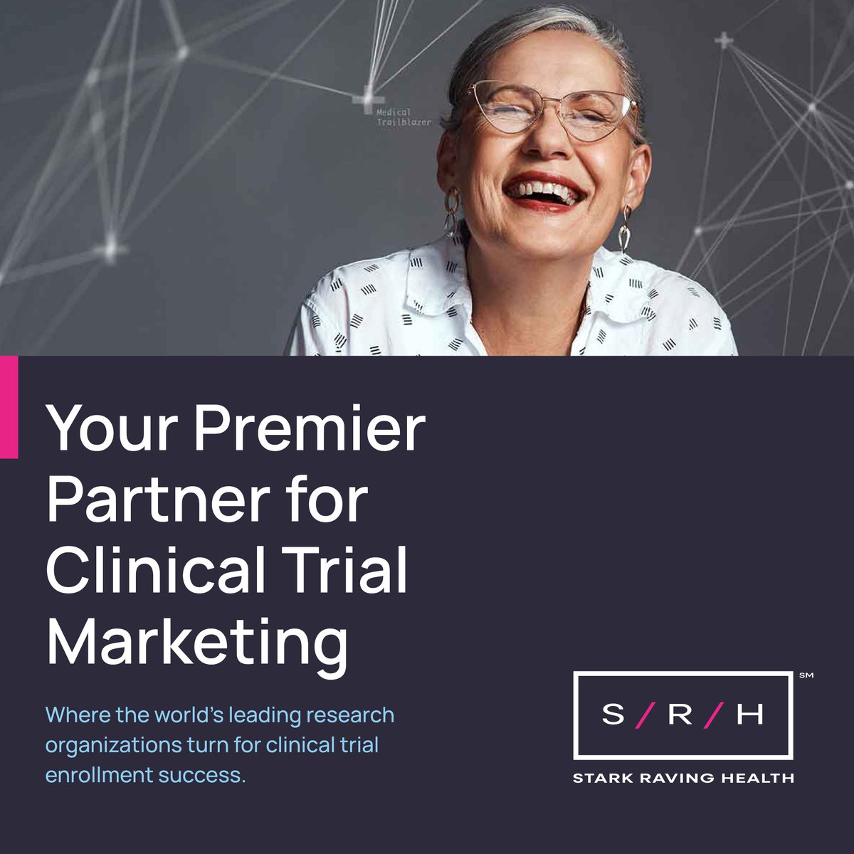 MeetStarkRaving's tweet photo. Our new website is LIVE! https://t.co/8vpfS4JDtN

Explore our case studies, discover our unique approach to patient recruitment, and see why leading organizations trust us to solve their toughest enrollment challenges.

#patientrecruitment #clinicaltrials #clinicaltrialmarketing https://t.co/tu9ss8N3To