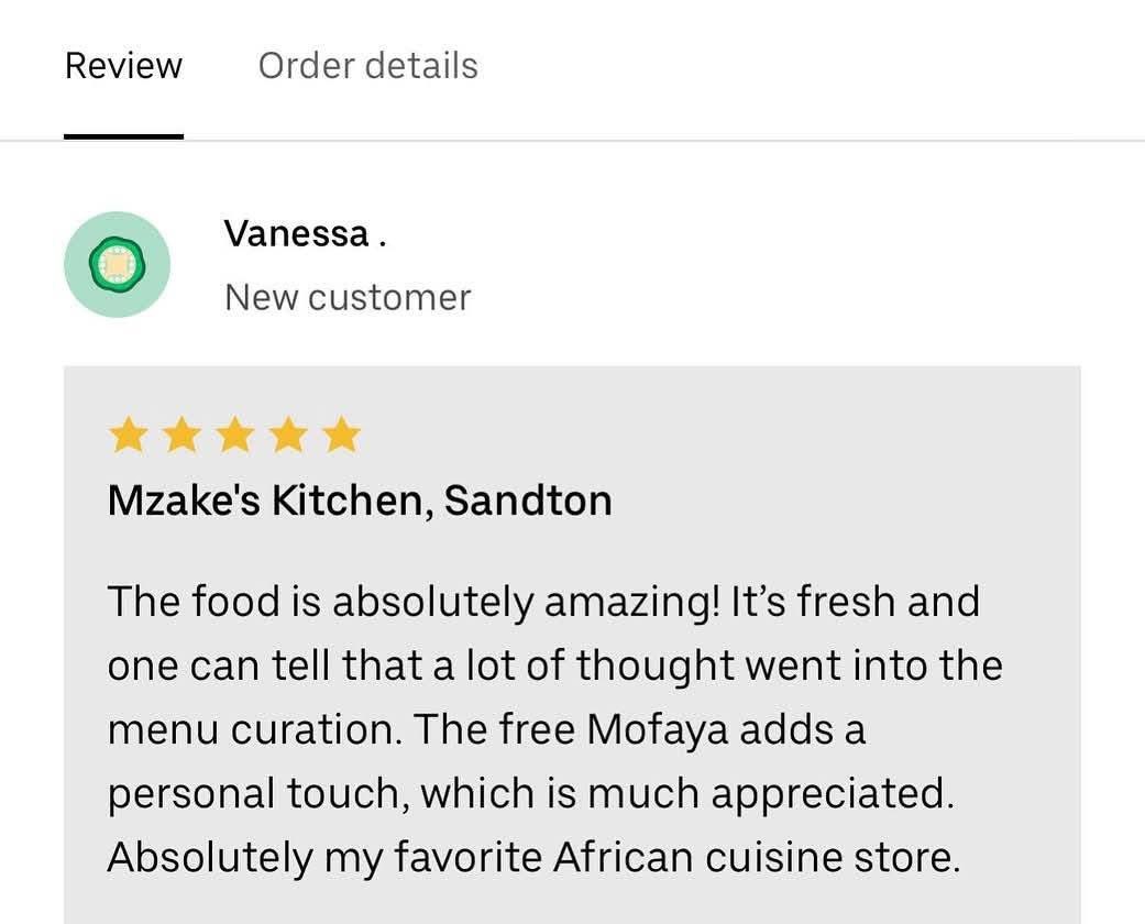 djsbu's tweet photo. Congratulations @MzakesKitchen is a month old! 🥳🎉 

Thank you for joining us in our growing community. 

The reviews are in! Mzakes’ is inspired by and delivers kasi & African food that hits the spot - we’re glad you think so too. 

Hlafunment is at @MrD_SouthAfrica , @Spaza, @UberEats 

Mzekezeke inspired, kasi approved!